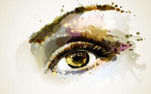 Eye Girl Artwork wallpaper thumb