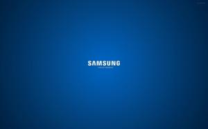 samsung, company, logo, blue, white wallpaper thumb