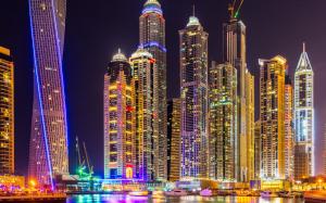Dubai, city, arab emirates wallpaper thumb