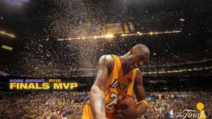 Kobe Bryant MVP Los Angeles Lakers Confetti HD wallpaper thumb