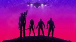 Guardians of the Galaxy Marvel Purple HD wallpaper thumb