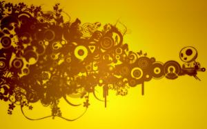 Yellow Abstract HD wallpaper thumb