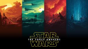 Star Wars Rey Finn Kylo Ren Han Solo Luke Skywalker wallpaper thumb