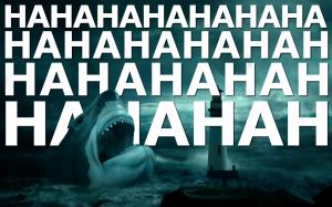 Laughing shark wallpaper thumb
