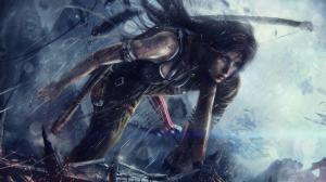 Tomb Raider, Video Games, Artwork, DeviantArt, Character, Rain, Bow wallpaper thumb