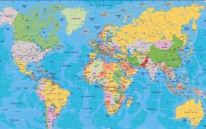 Free World Map wallpaper thumb