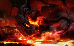 world of warcraft, dragon, fire, tail wallpaper thumb