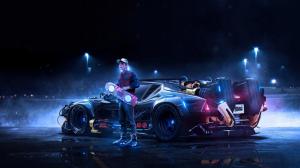 Back to the Future, Marty McFly, supercar wallpaper thumb