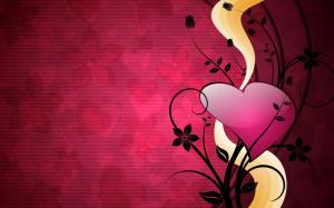heart, lines, background, bright, love wallpaper thumb