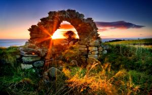 Stone Arch At Sunset wallpaper thumb