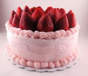 Strawberry Pink Frosting Cake wallpaper thumb