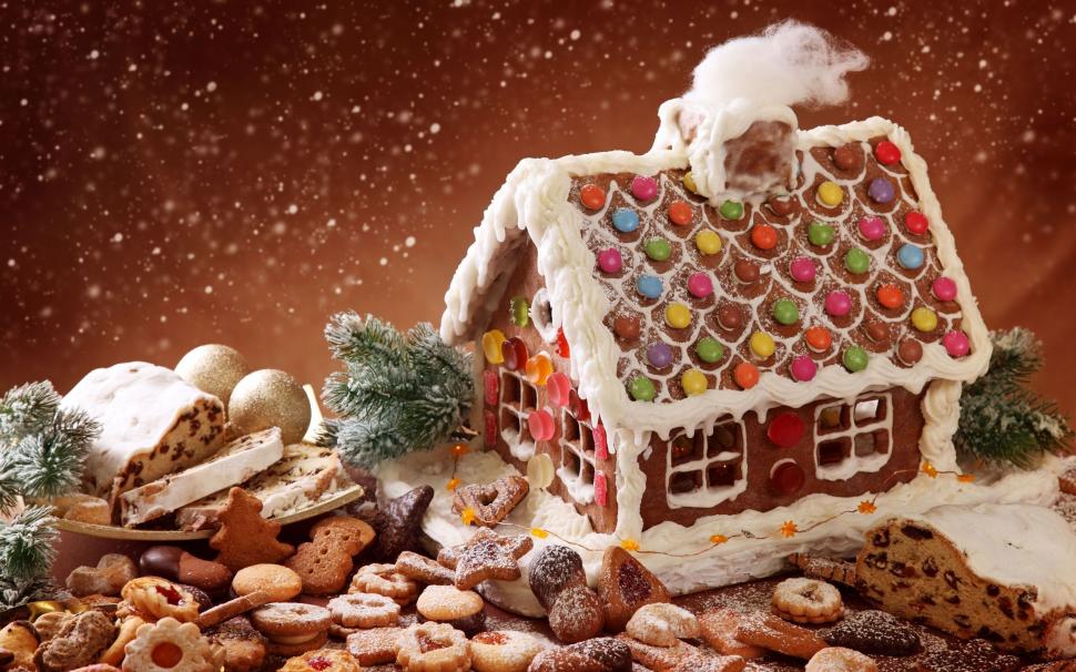 December Festive wallpaper,christmas bake HD wallpaper,gingerbread HD wallpaper,biscuit HD wallpaper,candyland HD wallpaper,2560x1600 wallpaper