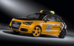 Audi yellow police car wallpaper thumb