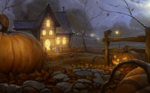 Free HD Widescreen  Halloween wallpaper thumb