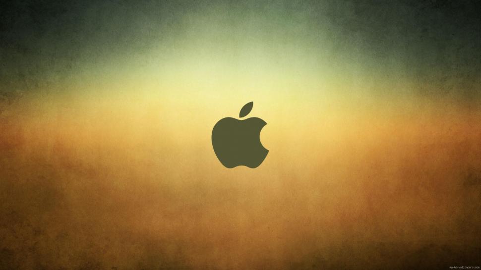 Apple logo on gradient background wallpaper,apple HD wallpaper,logo HD wallpaper,gradient HD wallpaper,brand HD wallpaper,1920x1080 wallpaper