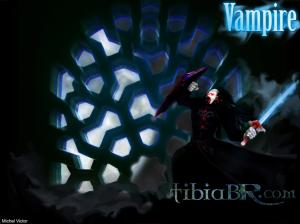 Tibia, PC Gaming, RPG, Warrior, Illusive Man, Vampires wallpaper thumb