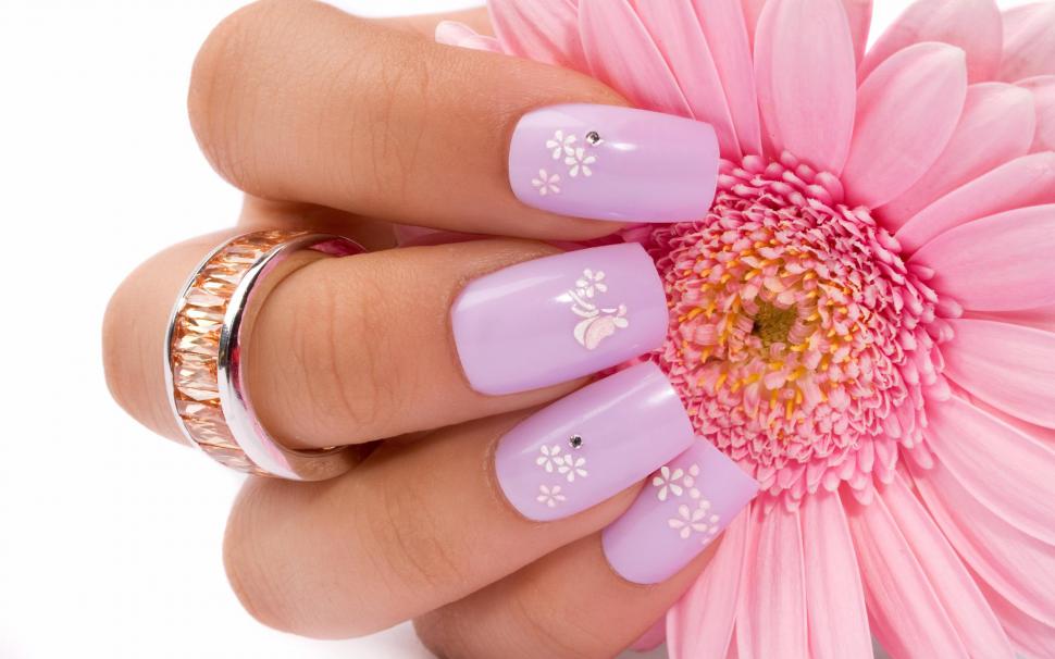 Pink Flower Finger Nails wallpaper,flower HD wallpaper,nature HD wallpaper,pink HD wallpaper,finger HD wallpaper,nails HD wallpaper,2560x1600 wallpaper
