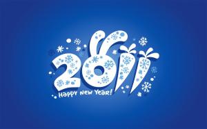2011 New Year Wishes HD wallpaper thumb
