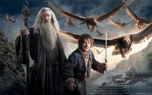 Gandalf Bilbo Baggins Hobbit 3 Movie wallpaper thumb