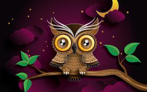 Vector Owl Desktop wallpaper thumb