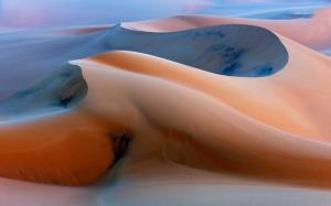 Before sunrise, dunes, sand wallpaper thumb