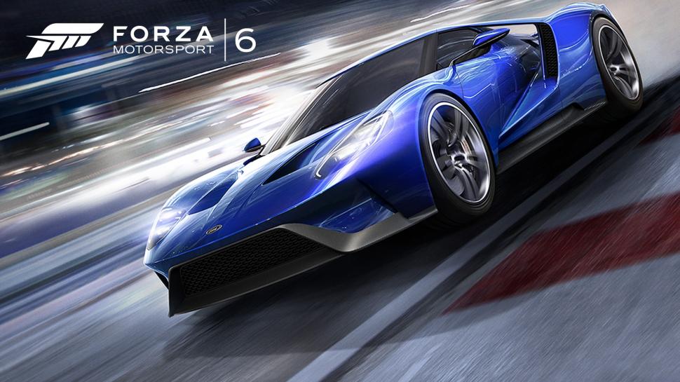 Blue Car, Forza Motorsport 6, Video Games, Ford GT wallpaper,blue car HD wallpaper,forza motorsport 6 HD wallpaper,video games HD wallpaper,ford gt HD wallpaper,1920x1080 wallpaper