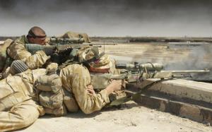 Sniper On The War  High Resolution Jpeg wallpaper thumb