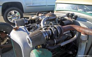Engine Turbo Rat Rod Classic Car Classic HD wallpaper thumb