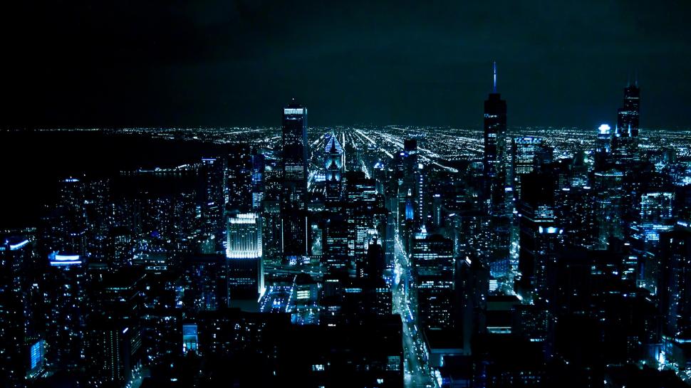 The Dark Night Chicago as Gotham wallpaper,dark HD wallpaper,night HD wallpaper,chicago HD wallpaper,gotham HD wallpaper,movies HD wallpaper,1920x1080 wallpaper