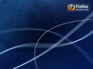 Firefox Take Back The Web Blue Curves wallpaper thumb