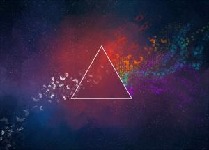 Triangle abstraction wallpaper thumb