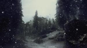 Snowy Skyrim HD wallpaper thumb