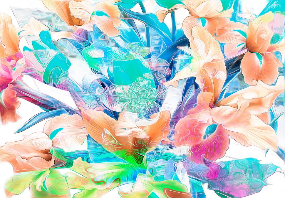 3D Graphics Flowers wallpaper,3d graphics HD wallpaper,flowers HD wallpaper,3d flowers HD wallpaper,2048x1419 wallpaper
