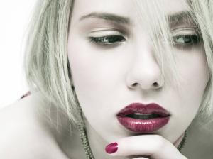 Scarlett Johansson Beautiful Lips HD wallpaper thumb
