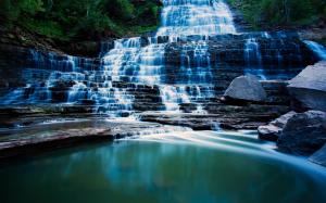 Albion Falls, Hamilton, Ontario, waterfalls, lake wallpaper thumb