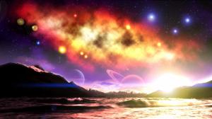 The dream world of the charming sky wallpaper thumb
