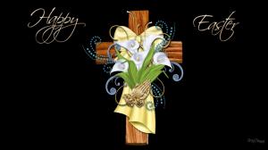 Decorative Easter Cross wallpaper thumb