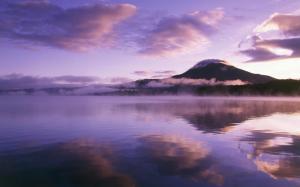 Purple Sunrise over a Lake wallpaper thumb