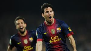 Barcelona Goal Messi  Hd wallpaper thumb