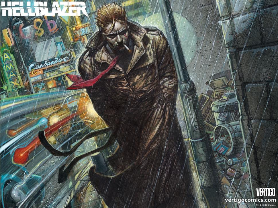 Hellblazer Rain Smoking HD wallpaper | anime | Wallpaper Better