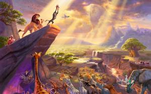 The Lion King Drawing Sunlight Disney HD wallpaper thumb