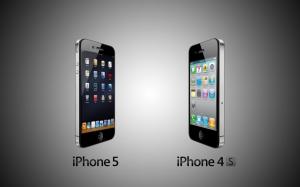 iPhone 4S vs iPhone 5 wallpaper thumb