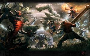 Video Games, Dota 2, Fighting, Online, Monsters, Superpower wallpaper thumb