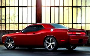 Dodge Challenger 100th Anniversary red supercar wallpaper thumb