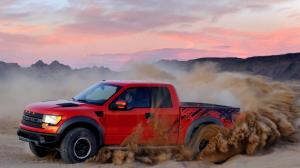 Ford Raptor Truck Dirt Dust HD wallpaper thumb