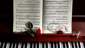 Piano,Flower And Wine wallpaper thumb