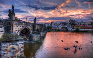 bridge, prague, europe, travel, charles bridge, czech republic, world wallpaper thumb