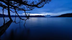Lake, Blue, Evening, Calm, Nature wallpaper thumb