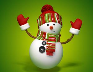 Holidays Christmas Snowmen 3D Graphics wallpaper thumb