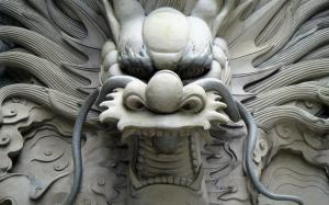 Chinese Dragon Statue wallpaper thumb